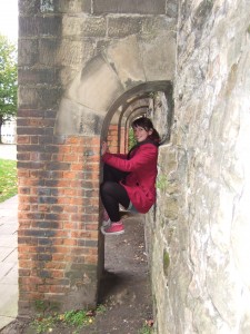 "Caving" in der Innenstadt.