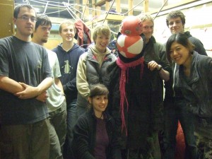 Die 'Cavers' vor der Abreise